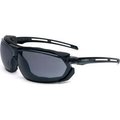 Honeywell North Uvex® Tirade S4041 Safety Glasses, Gloss Black Frame, Gray Lens, Anti-Fog S4041